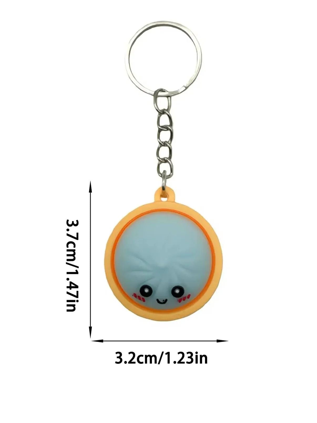 Porte-clés « Mystery Bun » de dumdumsquishys – 1/6 pièces, jouet souple mignon au hasard