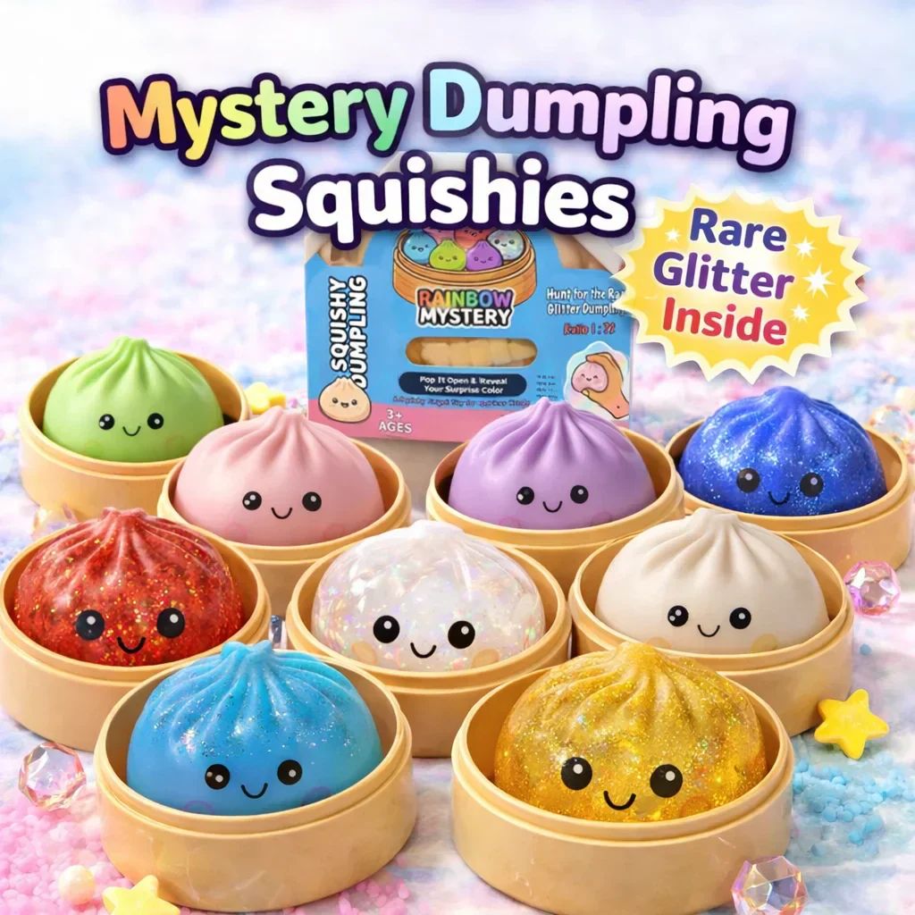Mystery Bun Squishy de dumplingsquishy – Jouet anti-stress en boîte surprise